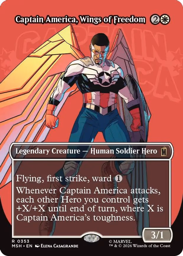 Captain America, Wings of Freedom - R (353)