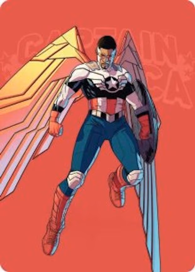 Captain America, Wings of Freedom Art Card