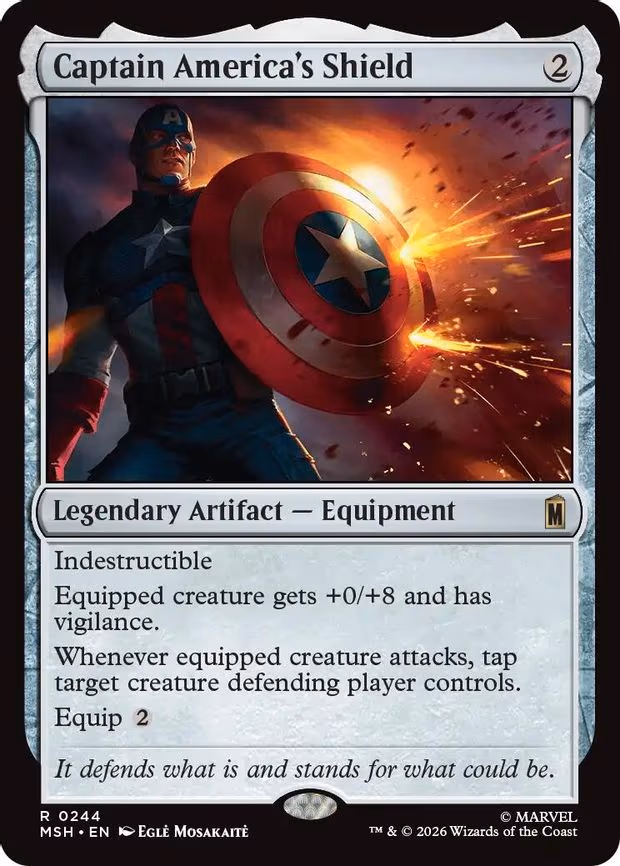 Captain America's Shield - R (244)