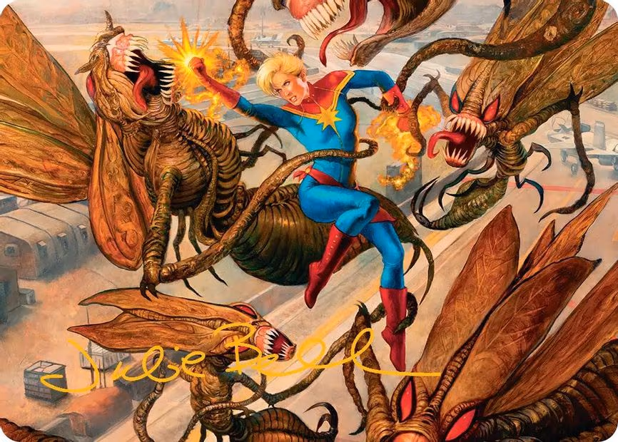 Captain Marvel, Apex Avenger Art Card
