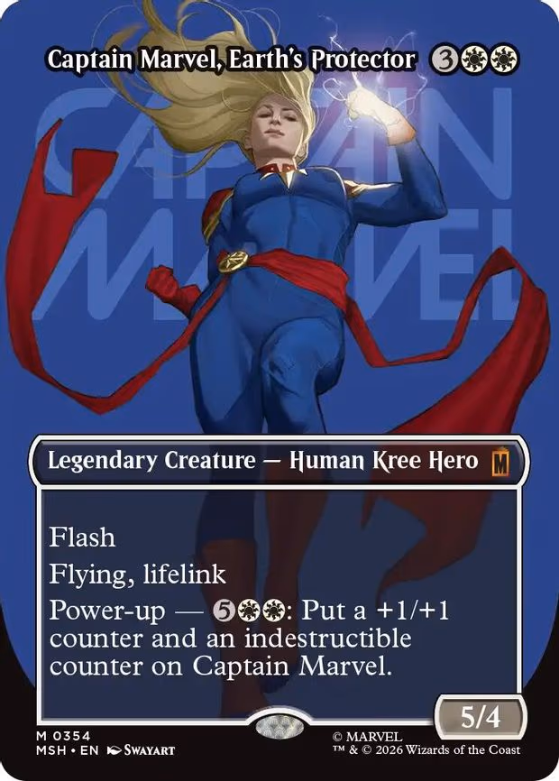 Captain Marvel, Earth's Protector - M (354)