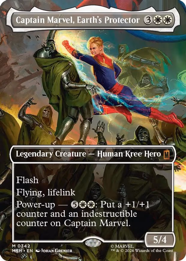 Captain Marvel, Earth's Protector - M (342)