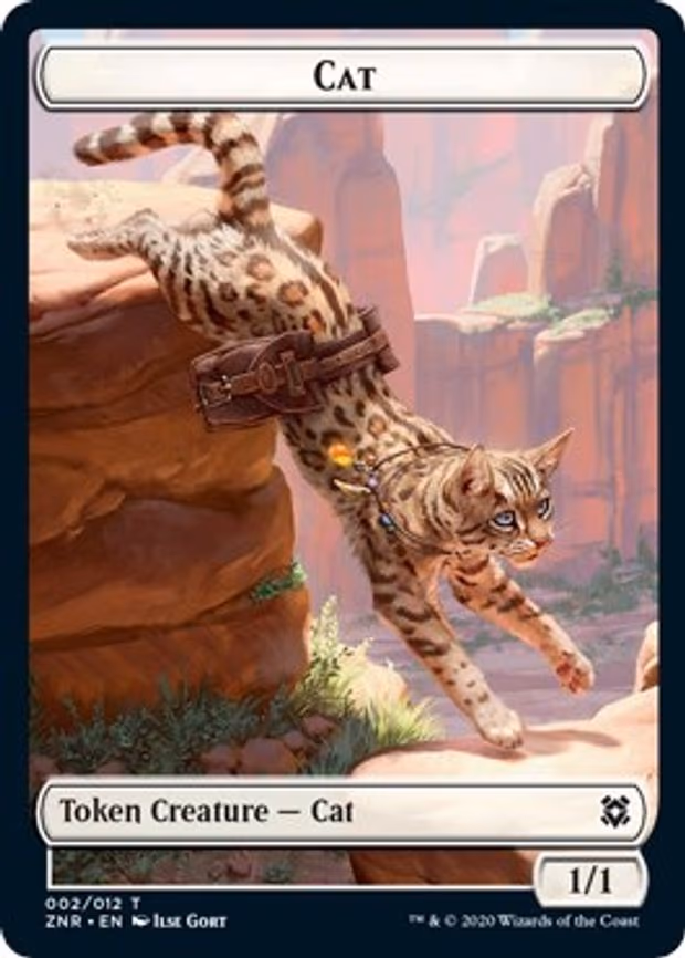 Cat // Plant Double-Sided Token - T (2 // 8)