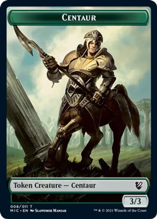 Centaur // Wolf Double-Sided Token
