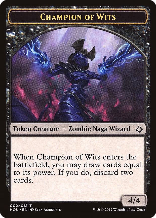 Champion of Wits // Insect Double-Sided Token