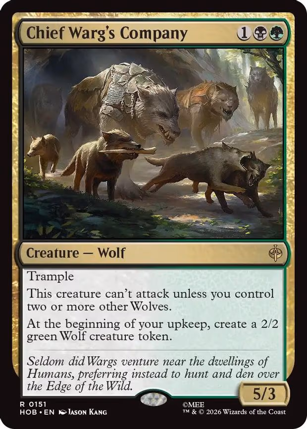 Chief Warg's Company - R (151)