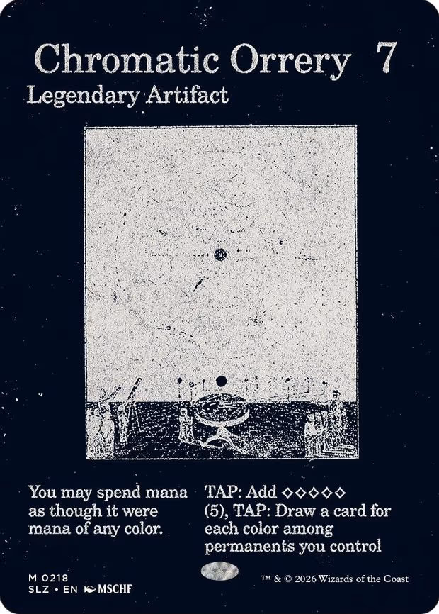 Chromatic Orrery - M (218)