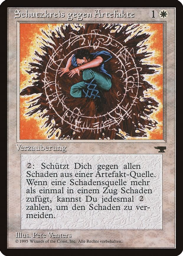 Circle of Protection: Artifacts (German) - "Schutzkreis gegen Artefakte"