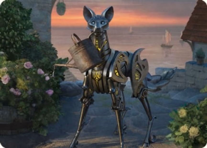 Clockwork Fox Art Card