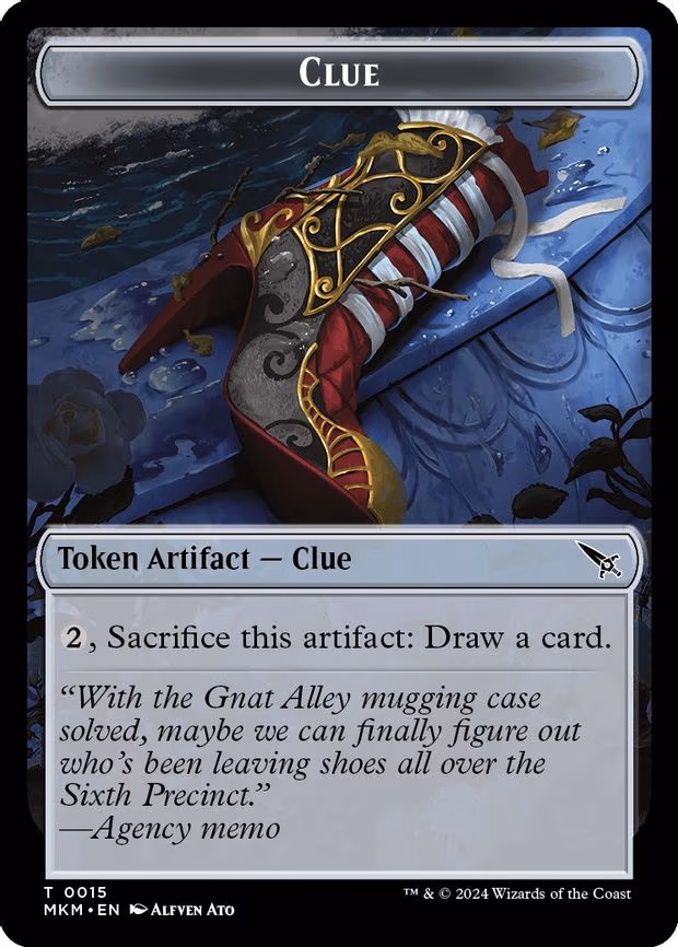 Clue (0015) // A 0042 Double-Sided Token