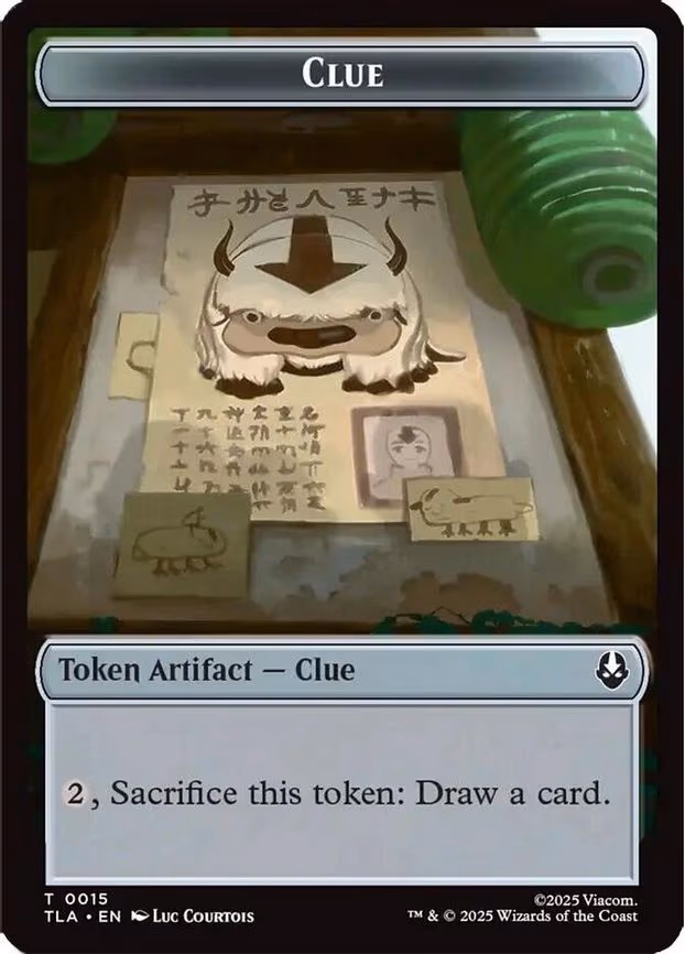Clue (0015) // Spirit (0003) Double-Sided Token