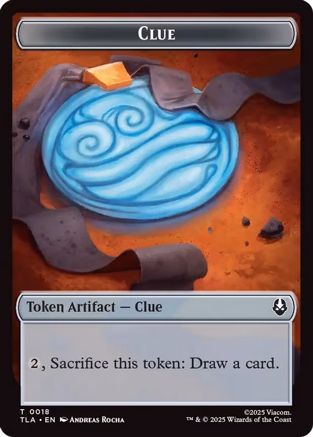 Clue (0018) // Food (0021) Double-Sided Tokens