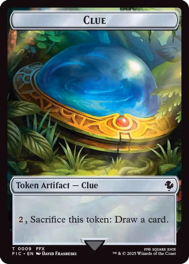 Clue // Treasure Double-Sided Token