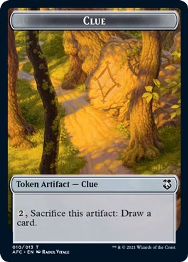 Clue // Treasure Double-Sided Token