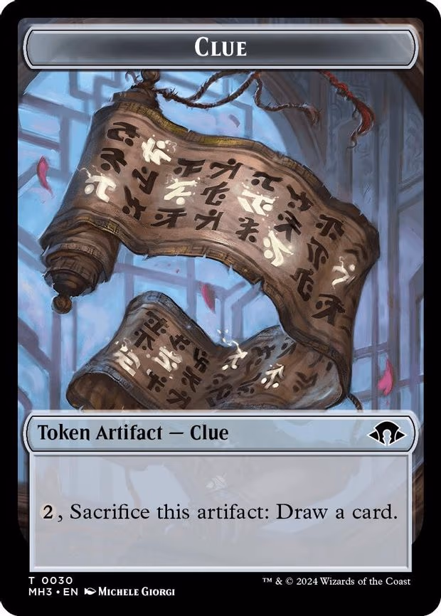 Clue Token // Energy Reserve Double-Sided Token