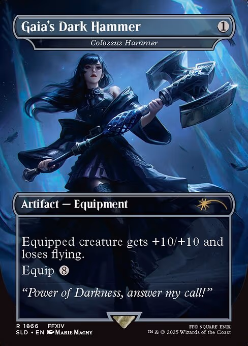 Gaia's Dark Hammer - Colossus Hammer