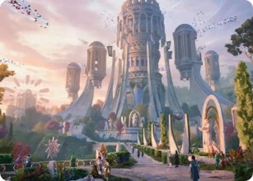 Command Tower Art Card