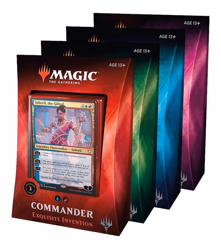 Commander 2018 - Set of 4