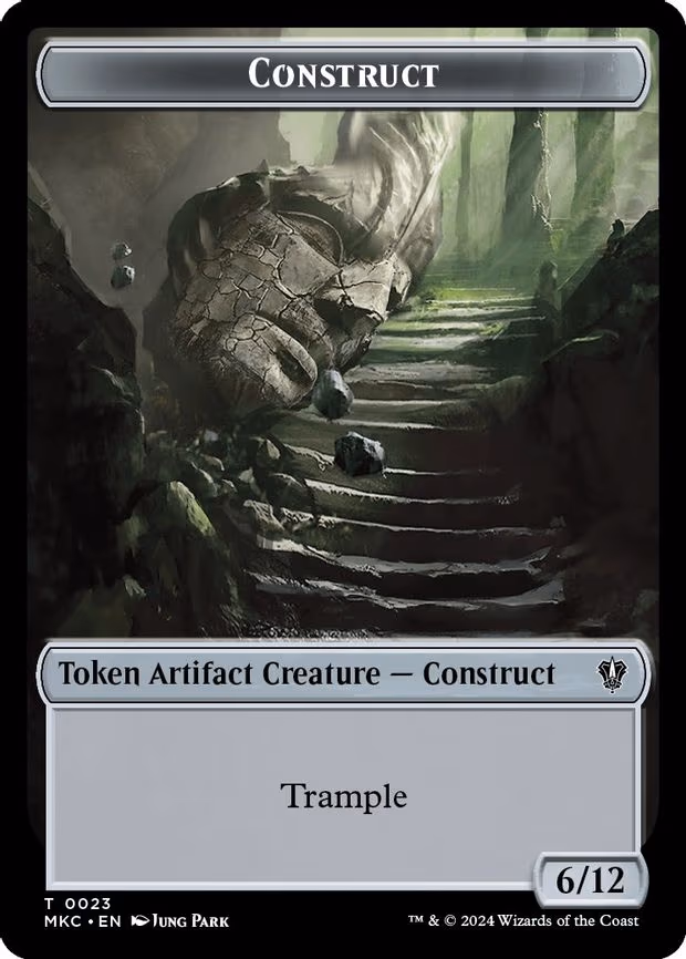 Construct // Soldier Double-Sided Token