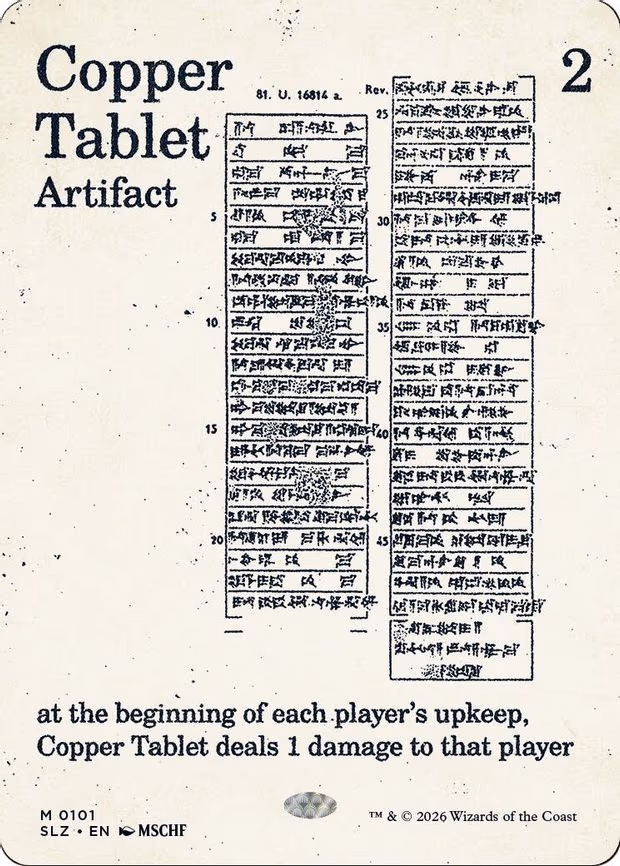 Copper Tablet - M (101)