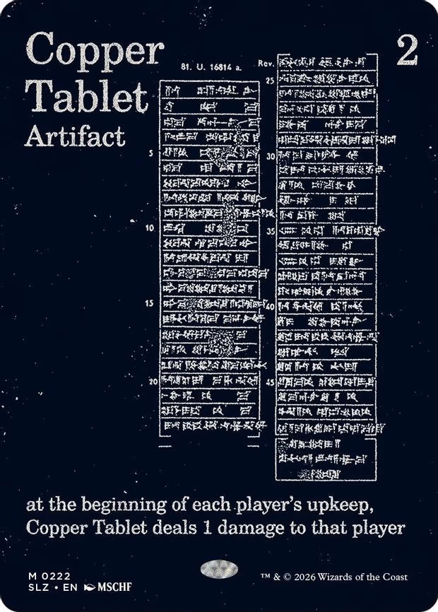 Copper Tablet - M (222)