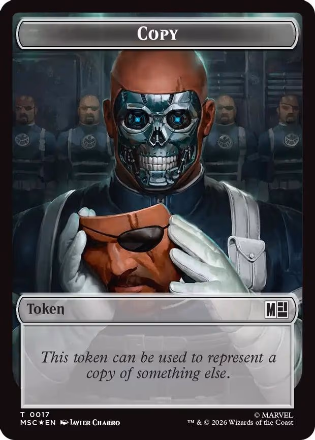 Copy // Soldier Double-Sided Token - T (17 // 23)
