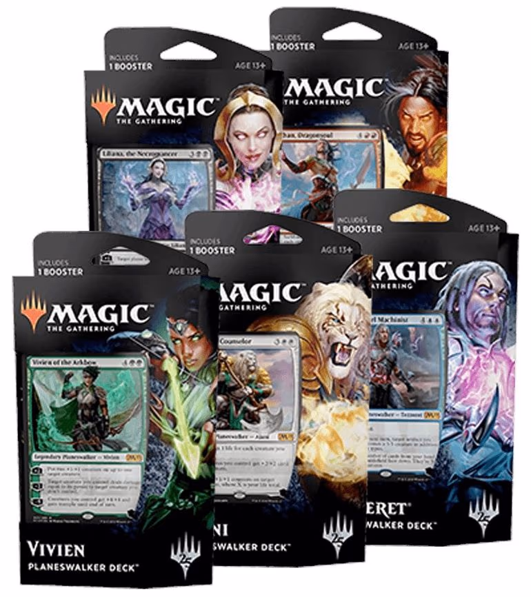 Core Set 2019 - Planeswalker Deck [Set of 5]