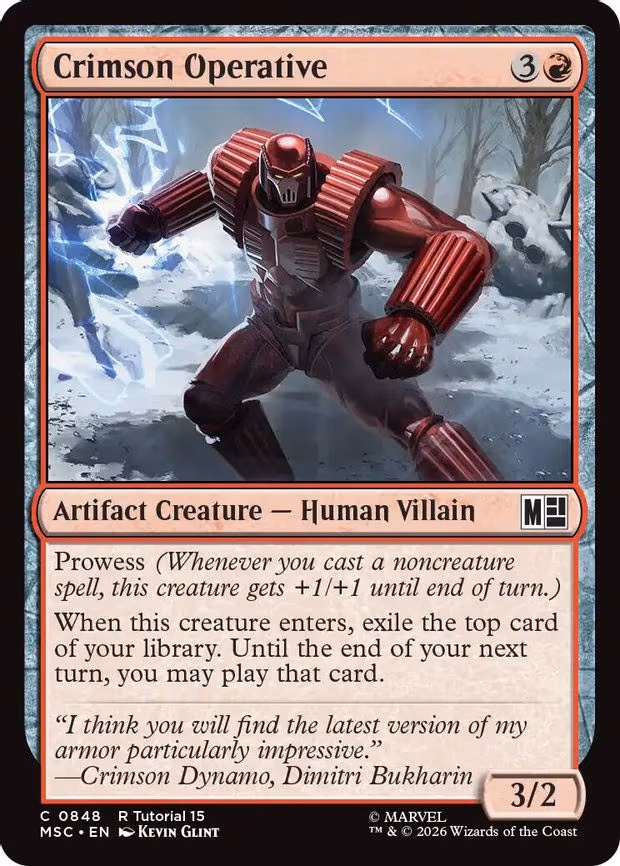 Crimson Operative - C (848)