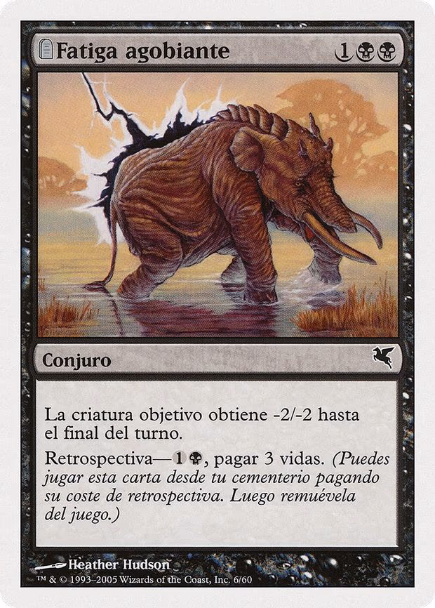 Crippling Fatigue (Spanish) - "Fatiga agobiante"