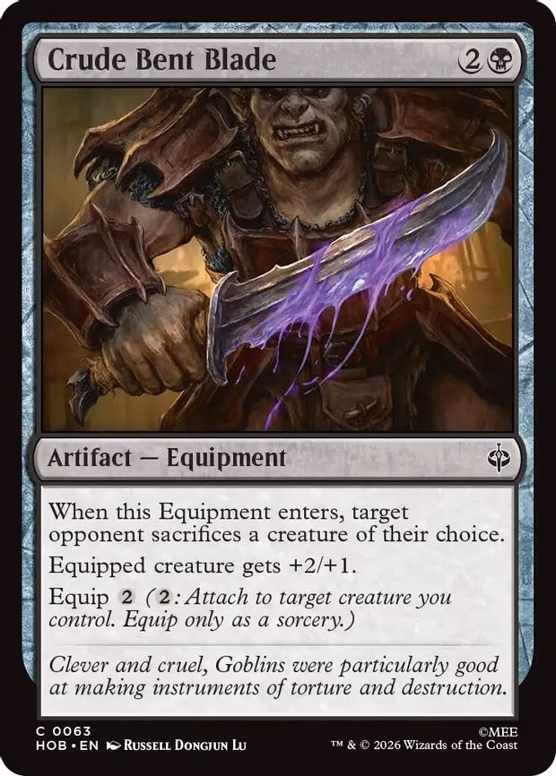 Crude Bent Blade - C (63)