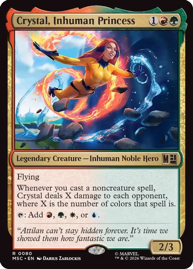 Crystal, Inhuman Princess - R (80)