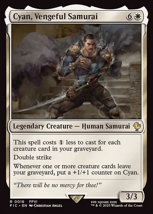 Cyan, Vengeful Samurai