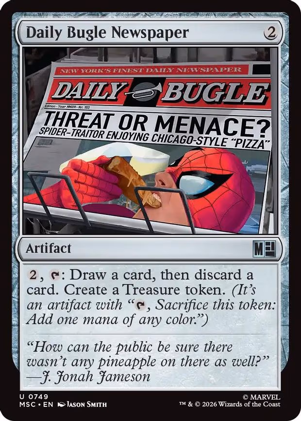 Daily Bugle Newspaper - U (749)