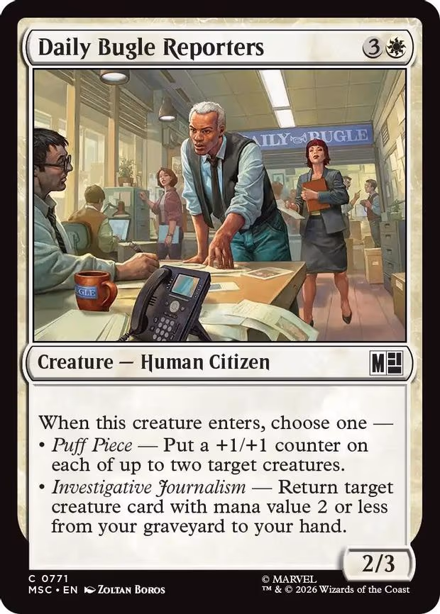 Daily Bugle Reporters - C (771)