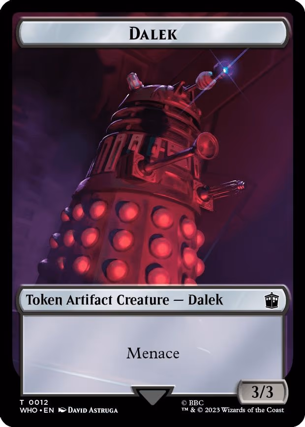 Dalek // Treasure (0029) Double-Sided Token - T (12 // 29)