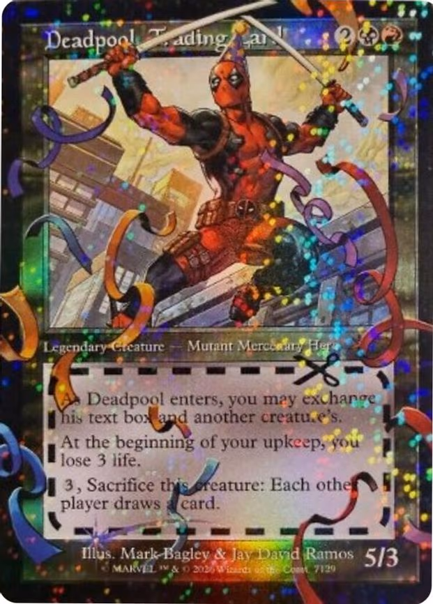 Deadpool, Trading Card