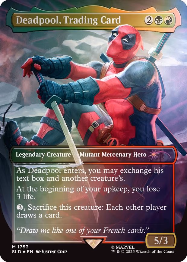 Deadpool, Trading Card