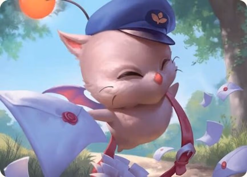 Delivery Moogle Art Card