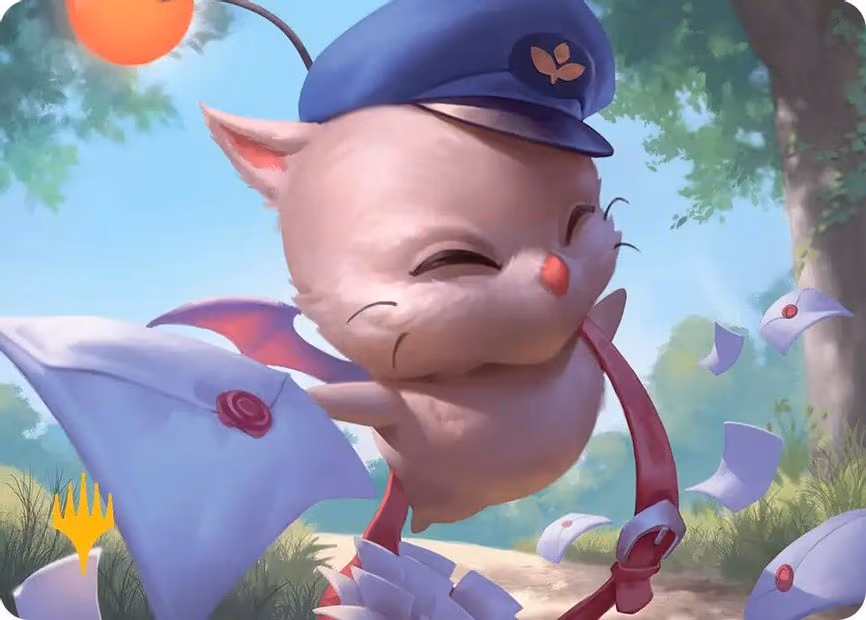 Delivery Moogle Art Card