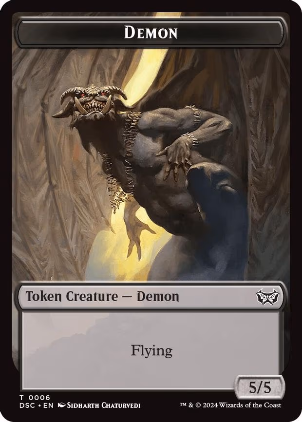 Demon // Bird Double-Sided Token - T (6 // 5)