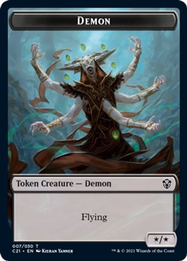 Demon // Fungus Beast Double-Sided Token - T (7 // 15)