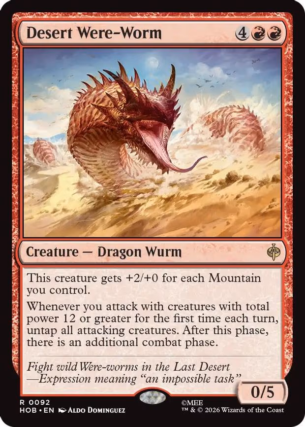 Desert Were-Worm - R (92)
