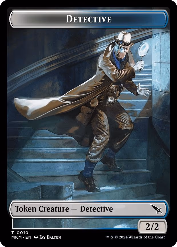 Detective // Spider Double-Sided Token - T (10 // 11)