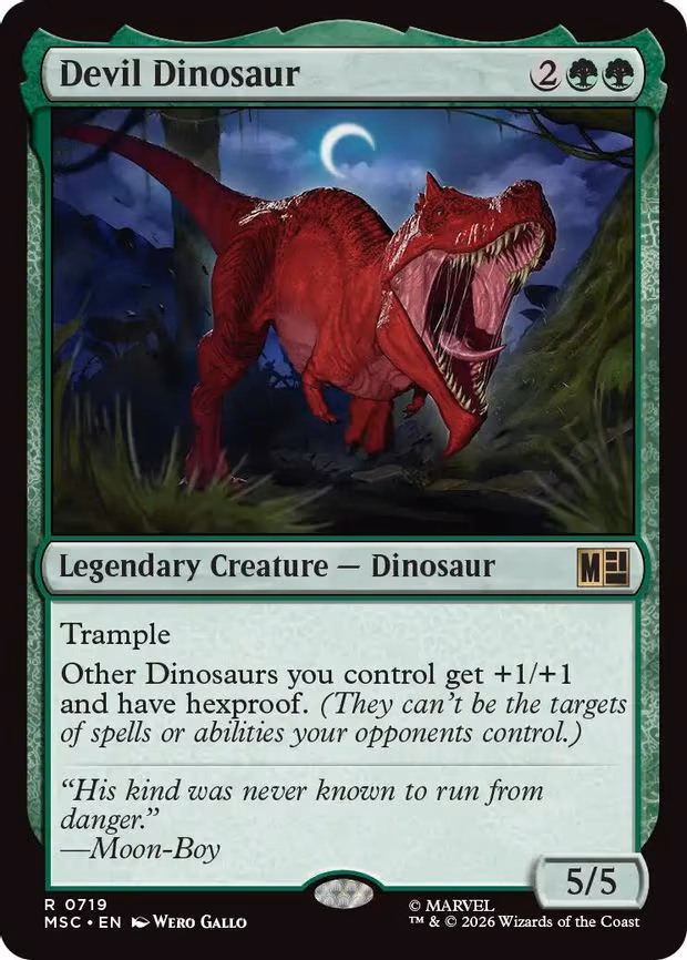 Devil Dinosaur - R (719)