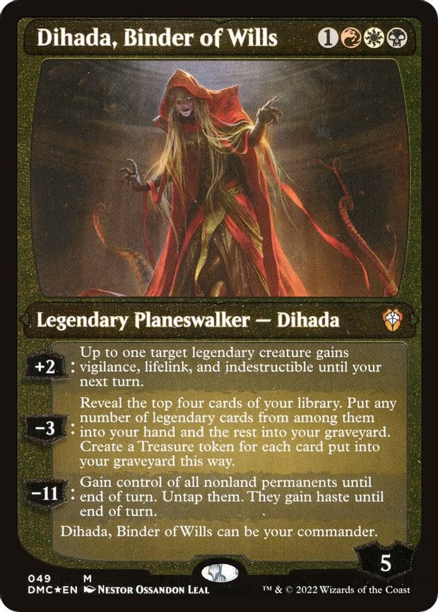 Dihada, Binder of Wills (Display Commander) - Thick Stock - M (49)