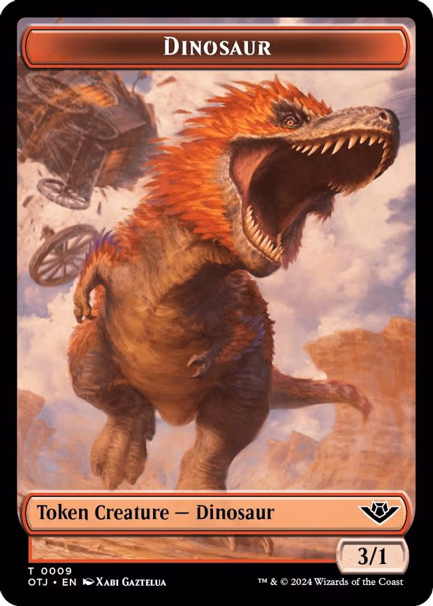 Dinosaur // Plot Double-Sided Token