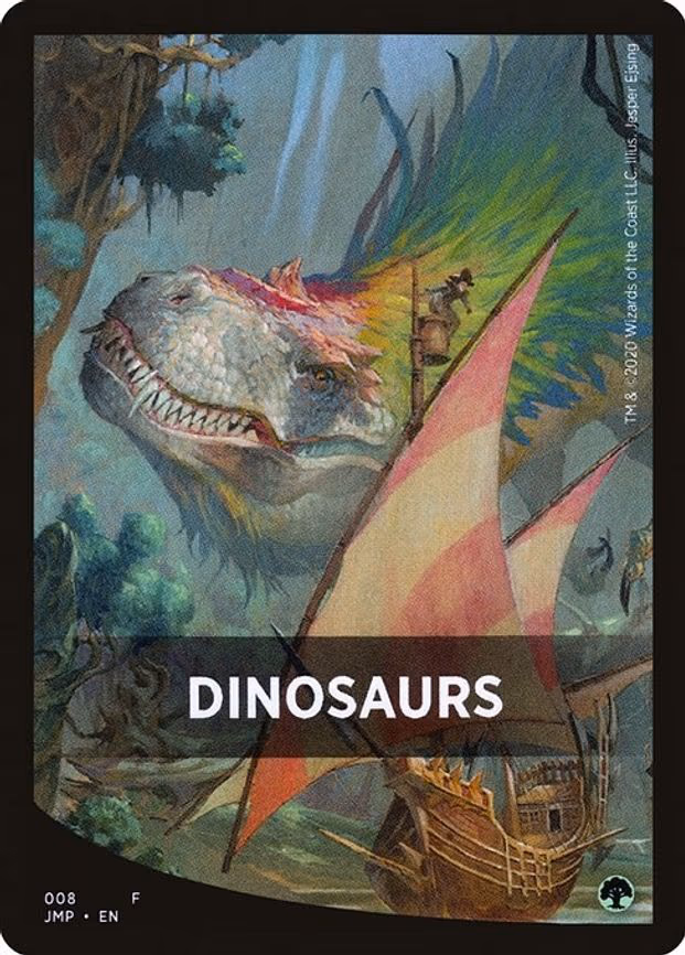 Dinosaurs Theme Card