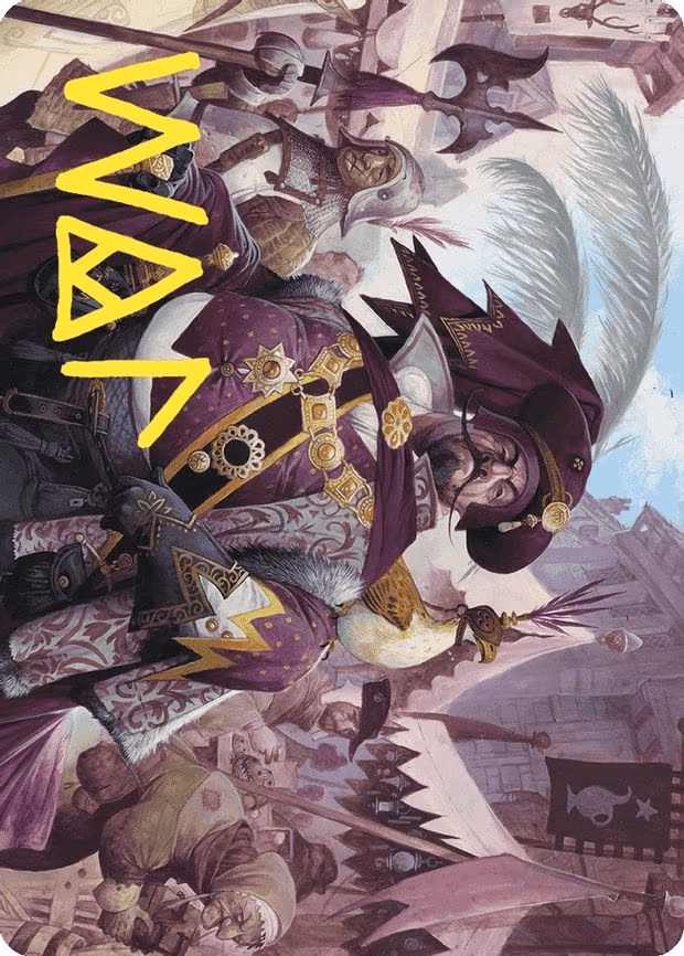 Discerning Financier Art Card