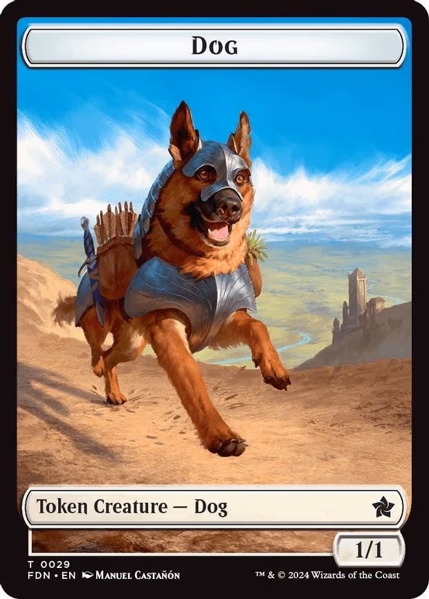 Dog // Beast (0033) Double-Sided Token - T (29 // 33)