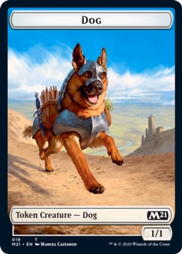 Dog // Griffin Double-Sided Token - T (19 // 3)